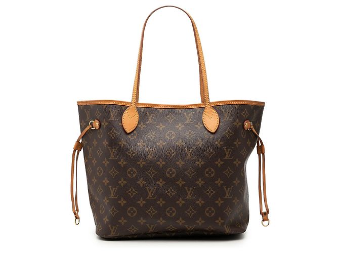Borsa Tote Louis Vuitton Monogram Neverfull MM Marrone