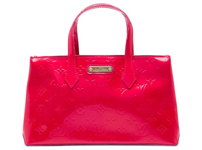 Borsa Louis Vuitton Monogram Vernis Wilshire PM Rosa