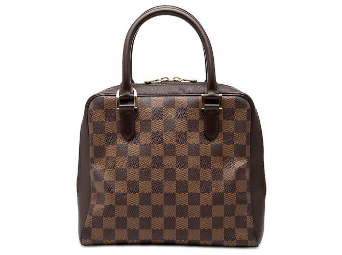 Borsa Louis Vuitton Damier Ebene Brera Marrone