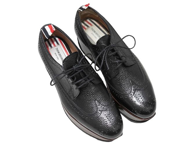 Black Thom Browne Platform Brogues Size 40