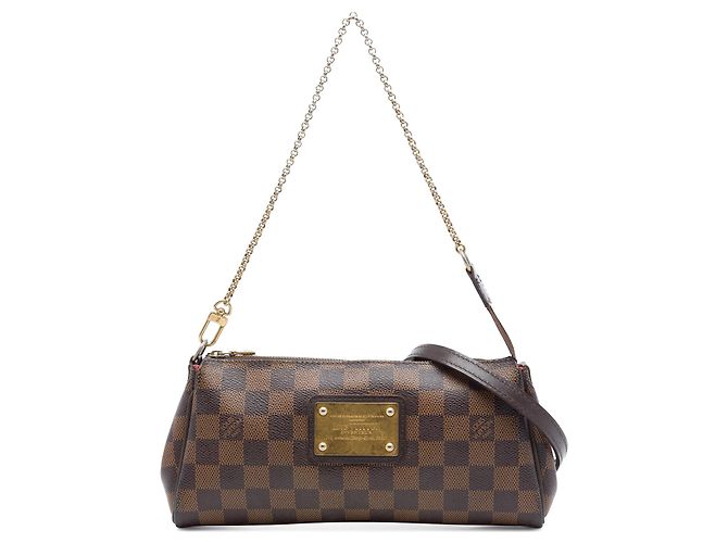 Borsa Eva Damier Ebene marrone Louis Vuitton