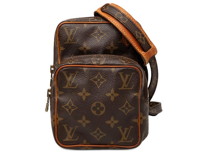 Borsa a tracolla Louis Vuitton Monogram Mini Amazone Marrone