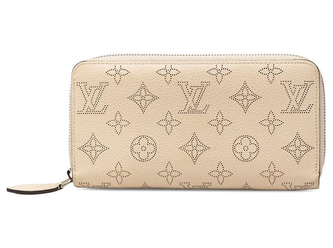 Cartera larga Zippy Louis Vuitton Monogram Mahina Blanca Blanco