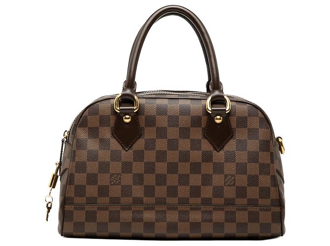 Borsa Louis Vuitton Damier Ebene Duomo Marrone