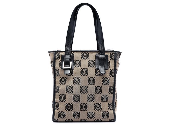 Tote LOEWE Anagram Canvas Bege