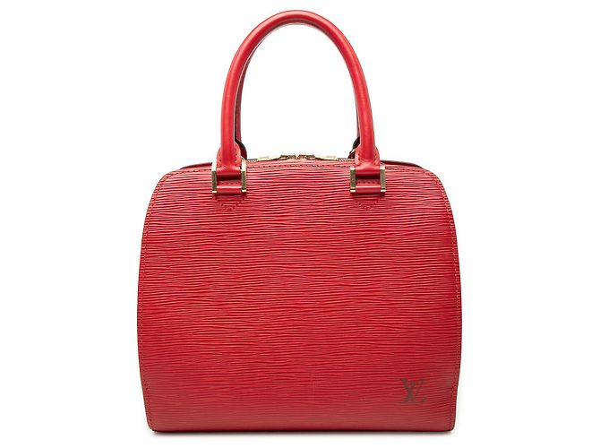 Louis Vuitton Epi Sablons Handtasche rot