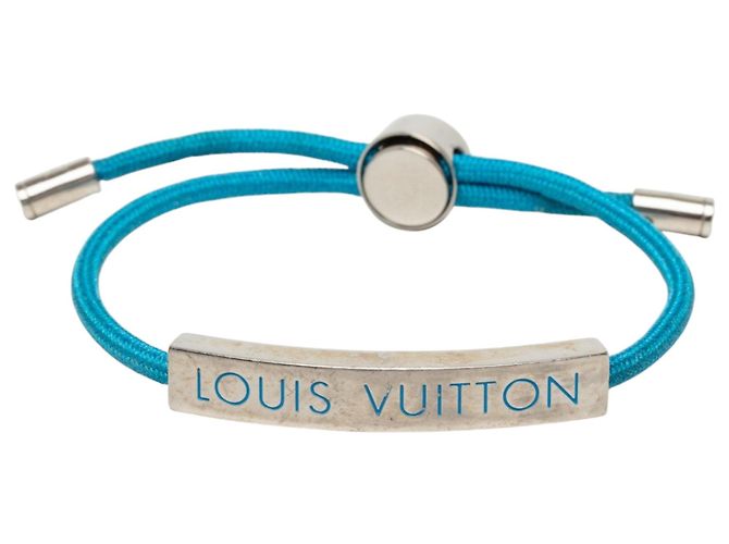Bracciale LV Space in nylon e ottone blu Louis Vuitton