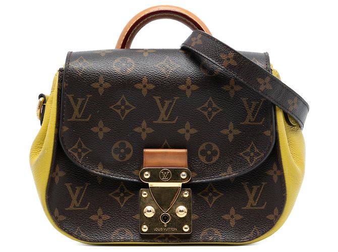 Sac Satchel Louis Vuitton Monogram Eden PM Marron