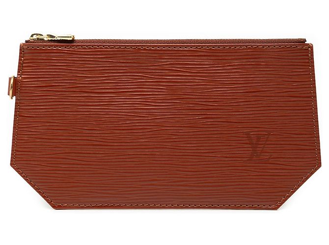 Borsa a tracolla e pochette Louis Vuitton Epi marrone