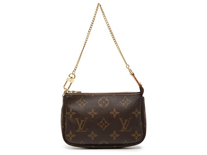 Borsa Louis Vuitton Monogram Mini Pochette Accessoires Marrone