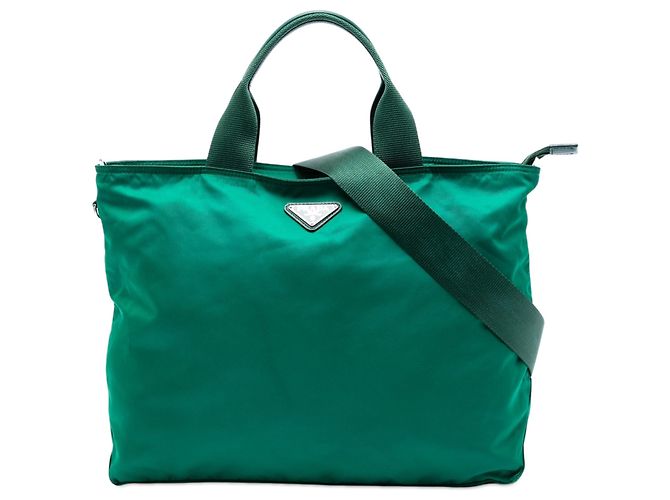 Borsa Prada Tessuto verde 