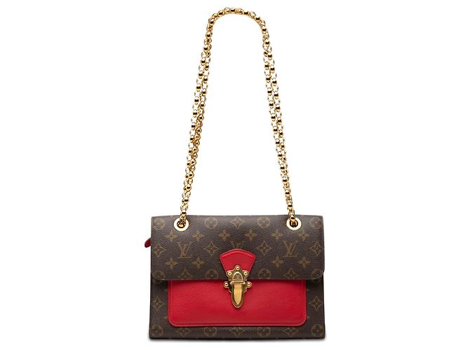 Borsa a tracolla Louis Vuitton Monogram Victoire Marrone