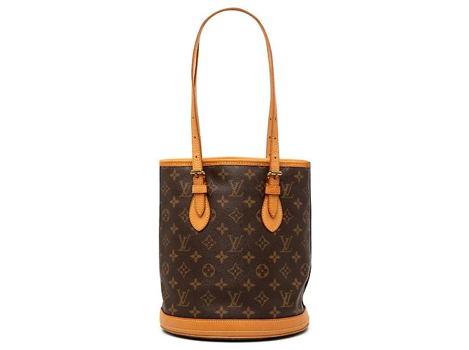 Petit Bucket Monogram Louis Vuitton Marrone