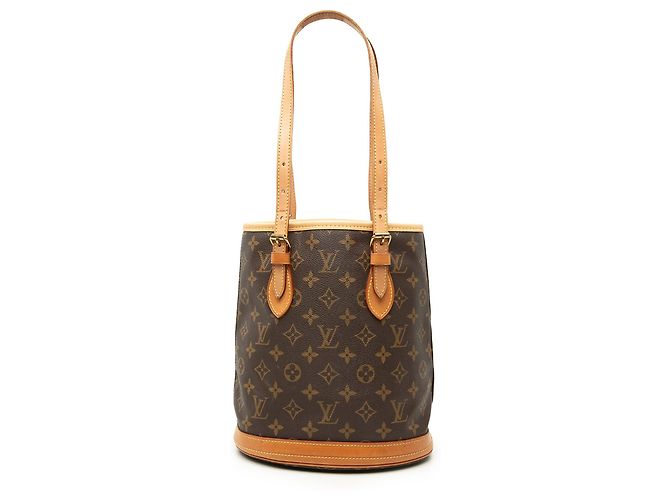 Louis Vuitton Monogram Petit Bucket Marrone