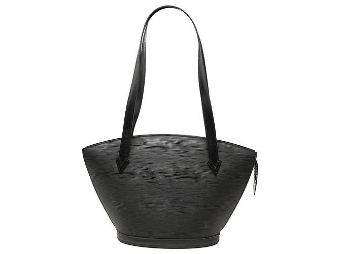 Borsa a tracolla Louis Vuitton Epi Saint Jacques PM con tracolla lunga, Nero