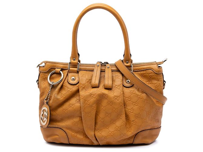 Borsa Gucci Guccissima Sukey gialla Giallo