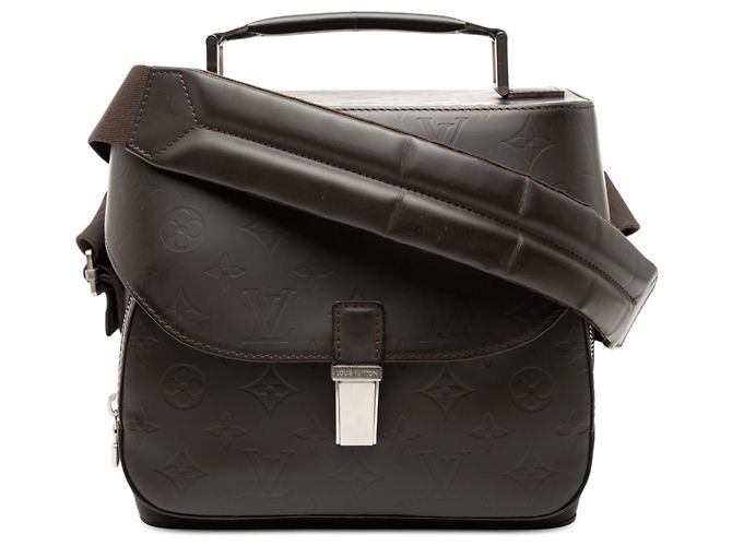 Bolso Charly Monogram Glace marrón Louis Vuitton Castaño