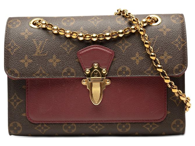 Borsa a tracolla Louis Vuitton Monogram Victoire marrone