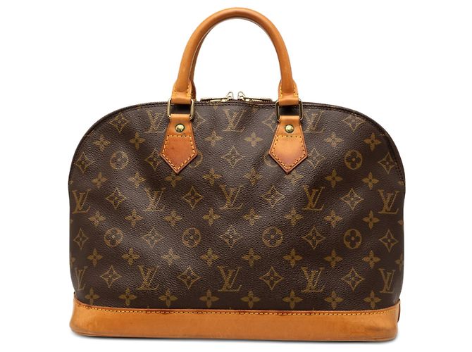 Borsa Louis Vuitton Monogram Alma PM marrone