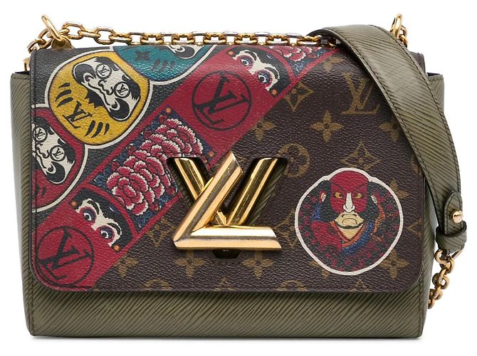 Twist Bolsa transversal marrom Louis Vuitton Monogram Boite Chapeaux Souple MM