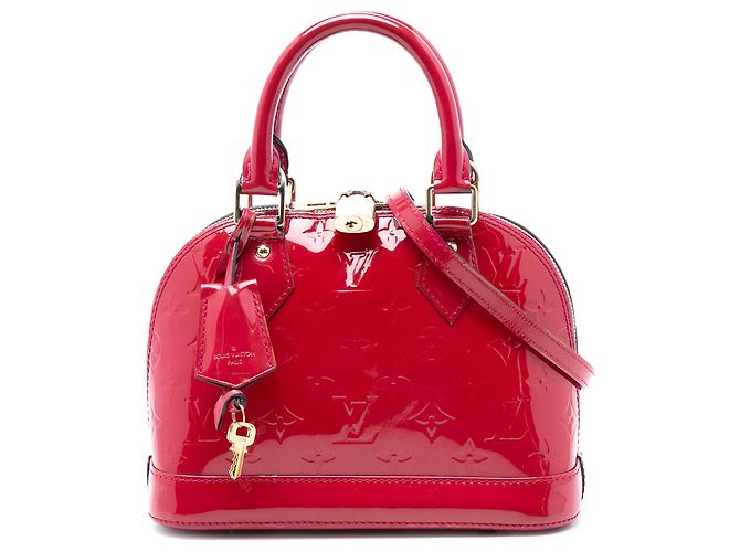 Bolsa Louis Vuitton Monogram Vernis Alma BB Rosa