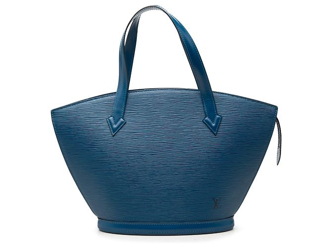 Borsa Louis Vuitton Epi Saint Jacques PM Short Strap blu
