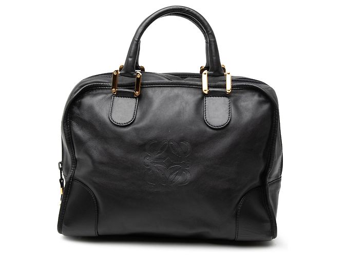 Borsa a mano Amazona 32 in pelle nera LOEWE Nero