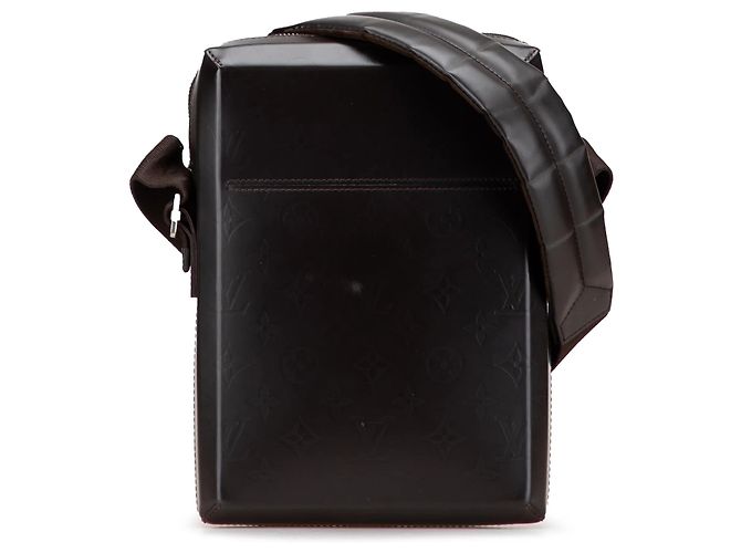 Borsa a tracolla Louis Vuitton Monogram Glace Bobby marrone