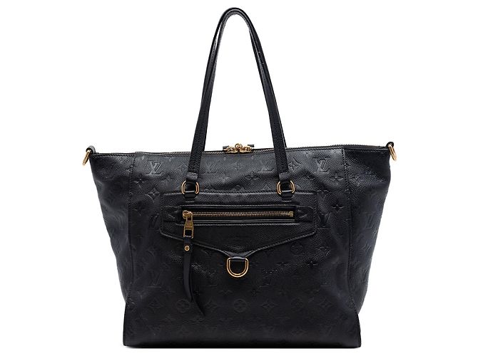Borsa blu Louis Vuitton Monogram Empreinte Lumineuse PM