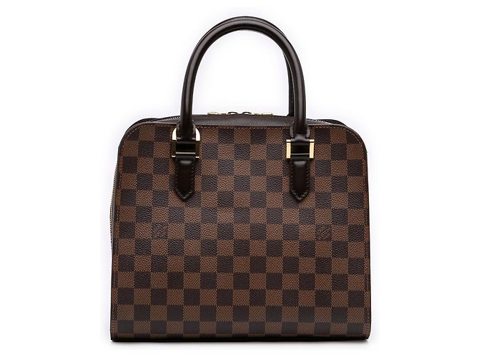 Bolsa Louis Vuitton Damier Ebene Triana Marrom