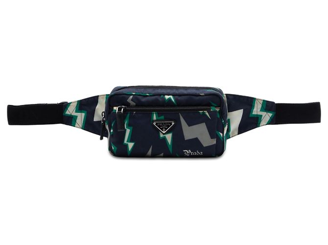 Borsa a tracolla Blue Prada Universal Studios Tessuto Frankenstein Thunder