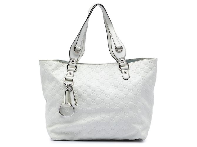 Tote Medium Guccissima Icon Bit branco Gucci