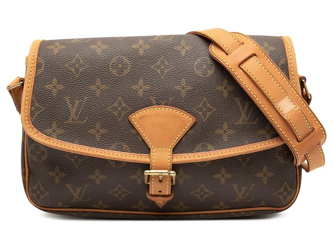 Bolsa transversal Louis Vuitton Monogram Sologne marrom