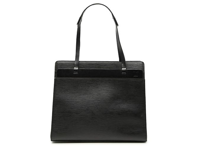 Borsa Louis Vuitton Epi Croisette PM Nera Nero