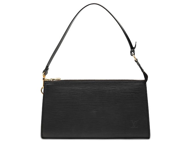 Borsa a tracolla Louis Vuitton Epi Pochette Accessoires nera Nero