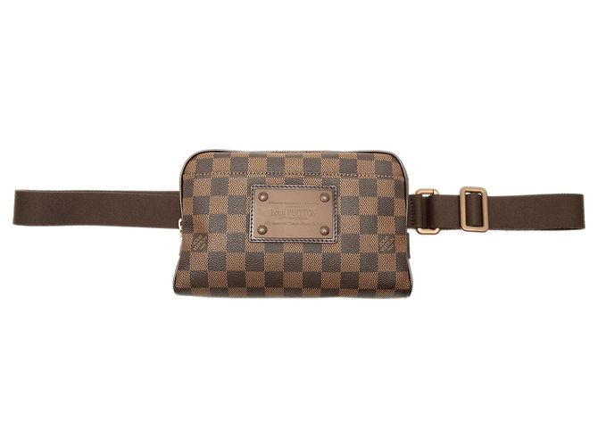 Borsa a tracolla Louis Vuitton Damier Ebene marrone
