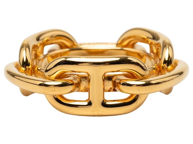 Ring Anel para lenço Regate banhado a ouro Gold Hermès Dourado 