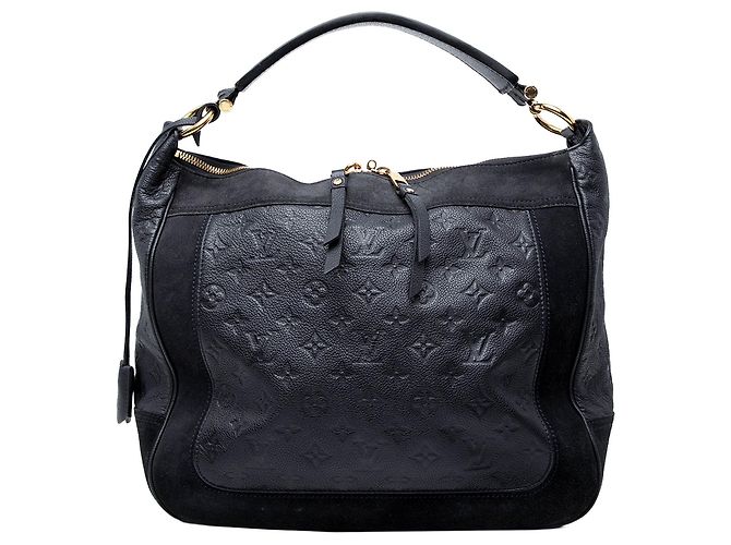 Borsa Louis Vuitton Monogram Empreinte Audacieuse MM blu