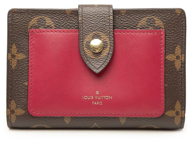 Braunes Louis Vuitton Monogram Juliette Portemonnaie Kleine Portemonnaies