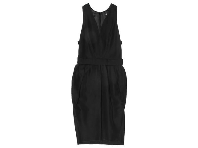 Autre Marque Ärmelloses schwarzes Kleid McQ Alexander McQueen Größe IT 38