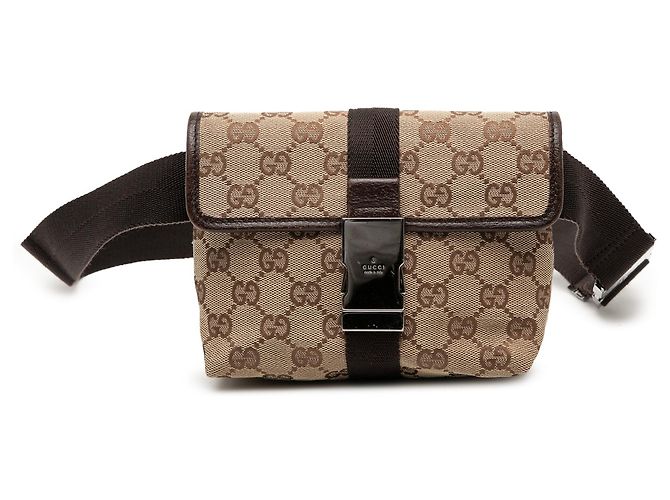 Borsa a tracolla Gucci GG Canvas beige