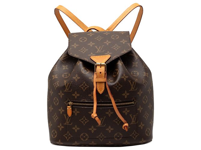Louis Vuitton Monogram Montsouris Rucksack braun