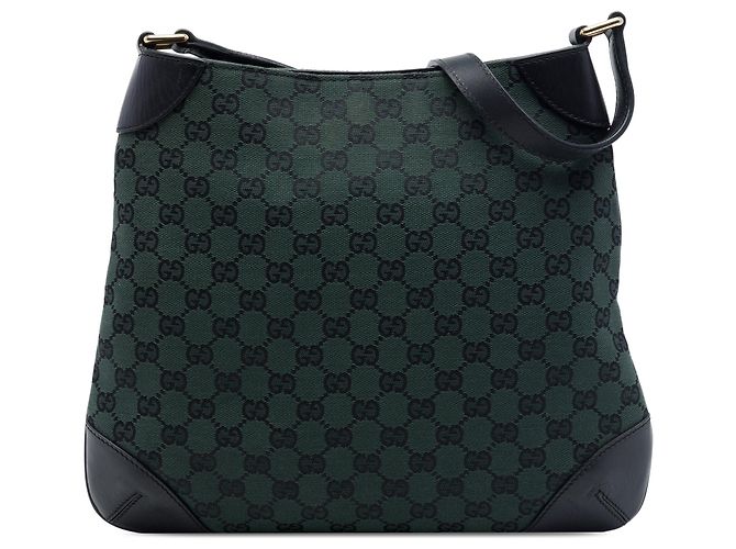 Borsa a tracolla Gucci GG Canvas verde