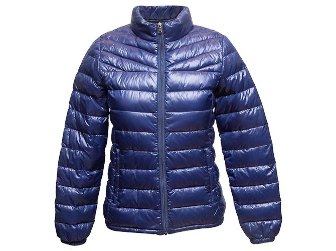 Moncler Daunensteppjacke Navy Designer Größe 1 Blau