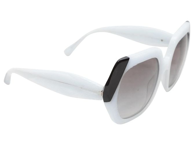 Gafas de sol oversized Alain Mikli White & Black Blanco