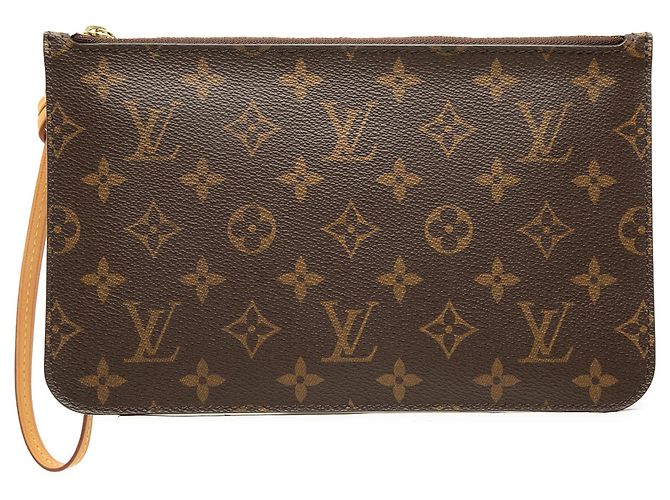 Pochette Louis Vuitton Monogram Neverfull MM Marrom