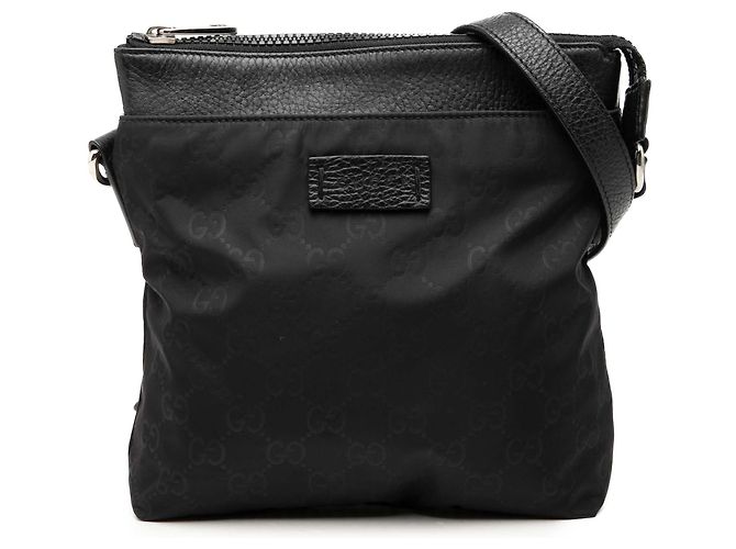 Borsa a tracolla Gucci GG Nylon nera Nero