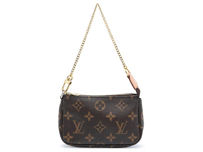 Bolsa Louis Vuitton Monogram Mini Pochette Accessoires marrom