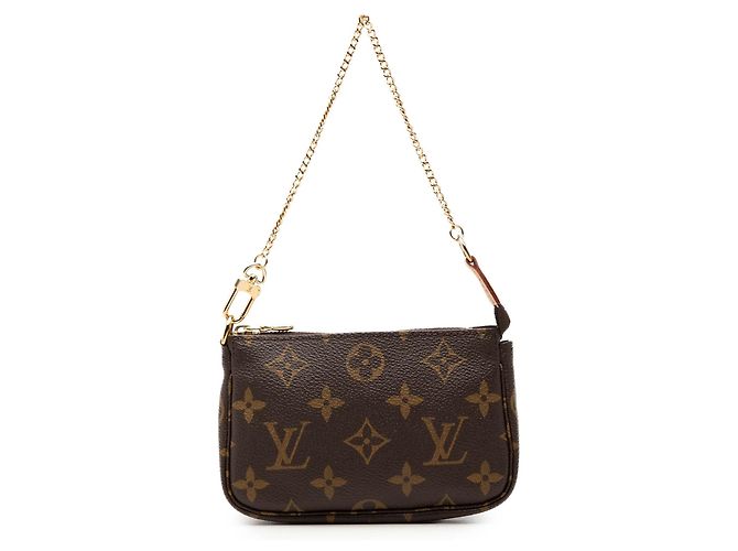 Bolsa Louis Vuitton Monogram Mini Pochette Accessoires marrom