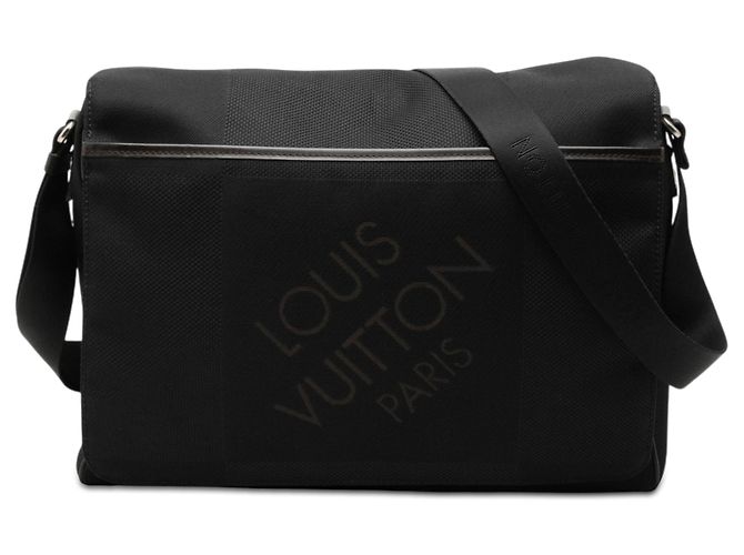 Black Louis Vuitton Damier Geant Messenger Bag